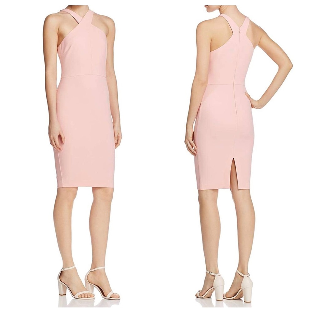 LIKELY Caroline Sheath Cocktail Dress Pink Peony Size 0